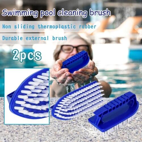 2pcs Wall Sponge Brush Cleaning Supplies Swimming Pool Tools Portable Scrubber Wall Cleaning Brush Scrubber Dropshipping