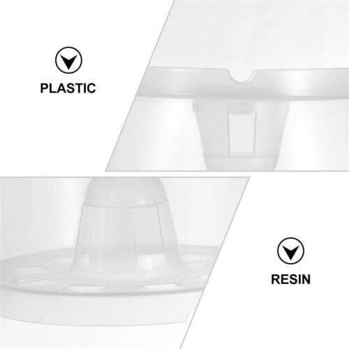 5pcs Orchid Pot Durable Plastic Transparent Orchid Planter Flower Pot Plant Pot for Outdoor Home Indoor