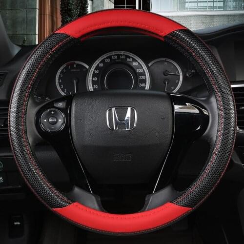 Car Steering Wheel Cover PU Leather for HONDA CIVIC 2004 2006 2007 2008 2009 2012 2013 2014 Auto Accessories