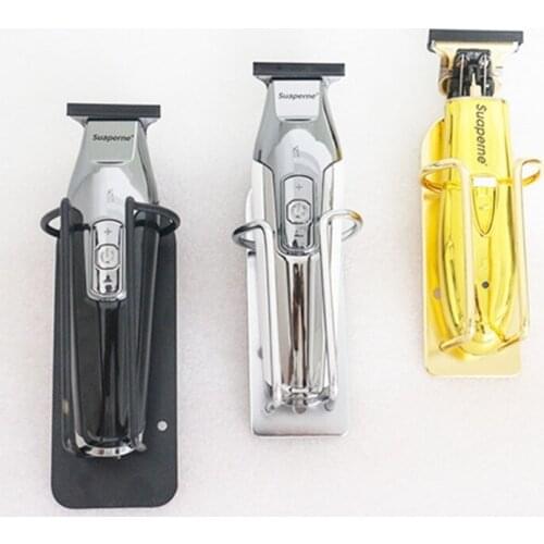 T21D Electric Clipper Holder for Barber Station Stainless Steel Hair Trimmer Storage Wall Mount Shaver Rack Hairdressing Barber