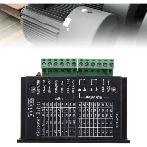 New Arrival 1pc 42/57/86 Stepper Motor Driver 32 Segments TB6600 Upgraded Version 4.0A 9V-42V DC Supply