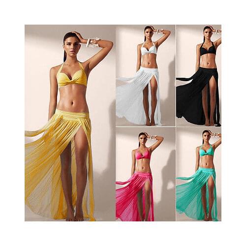 Hirigin Women Beach Cover Ups Beach Dresses Women Swimwear Bikini Beach Wear Cover Up Swimsuit Wrap Skirt Sarong Pareo Dress