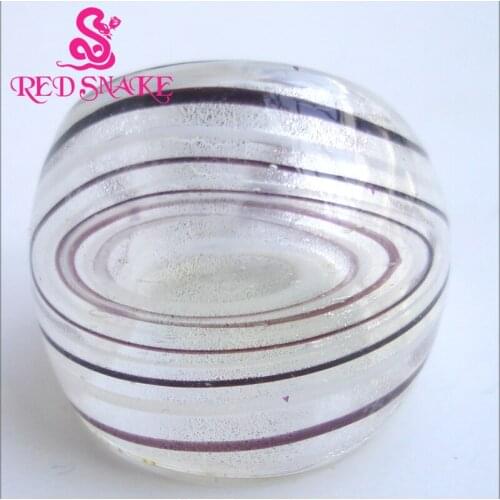 RED SNAKE Brand Fashion Ring Handmade Murano Glass Multifarious Rings RSMG0000#27