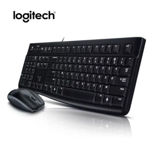 Logitech MK120 Wired Keyboard Mouse Combo Set