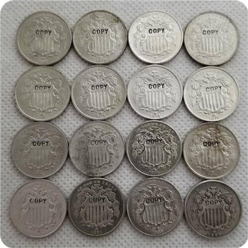 COPY REPLICA 1868-1883 SHIELD NICKEL