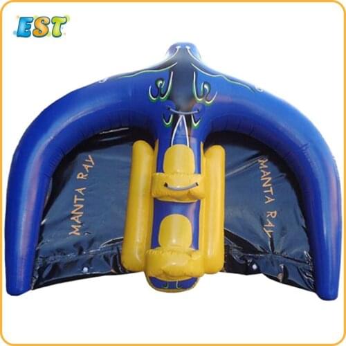 Hot selling commercial towable toys sea inflatable flying manta ray for water sports