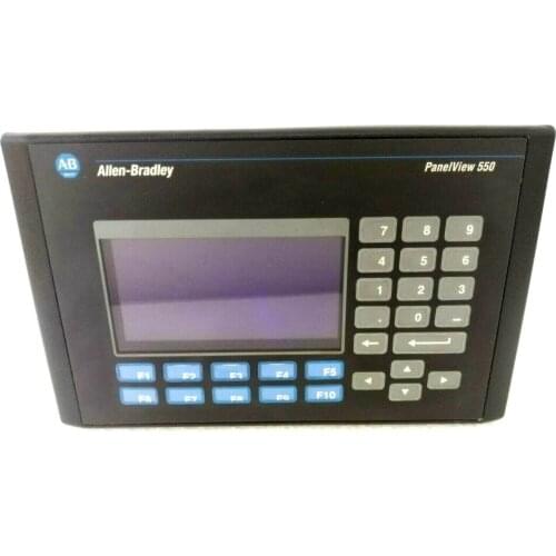 Allen Bradley 2711-K5A16L1 SER H PanelView 550 Monochrome Terminal 5.5-inch Used In Good Condition