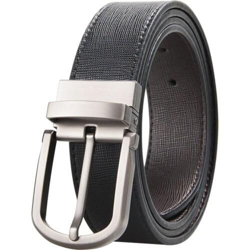 Designer Belts Men High Quality Mens Genuine Leather Strap Luxury Famous Brand Casual Style Belt Silver Pin Buckle Belt