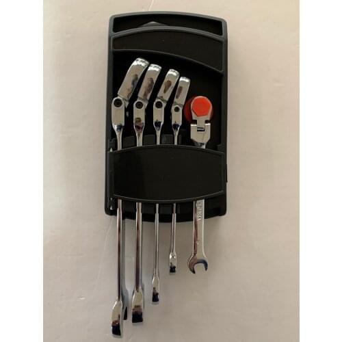 5pcs Ratchet Spanner Set with joint
