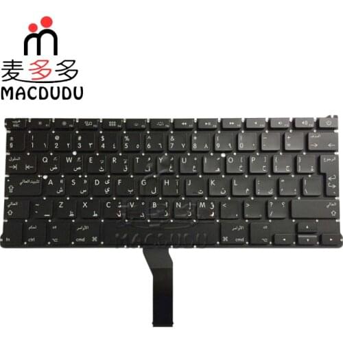 New AR Arabic Keyboard For 13" MacBook Air A1369 A1466 Arabic keyboard 2011-2015 + Keyboard Screws