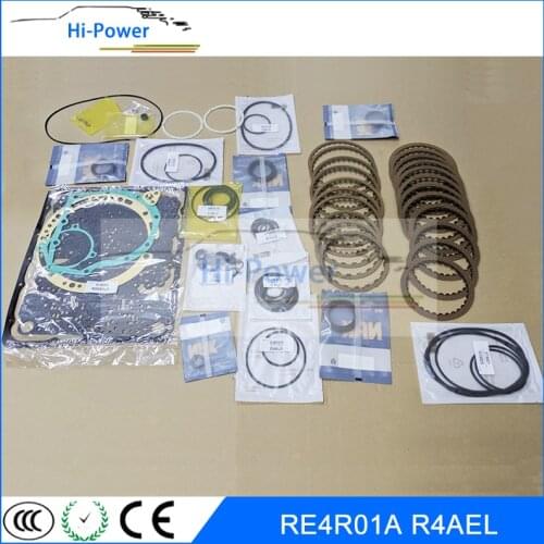 NEW R4AEL RE4R01A Automatic Transmission Master Rebuild Kit + Friction Plate Kit For Nissna Mazda J30 QX4 R4AEL RE4R01A