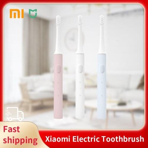 Original Xiaomi Mijia Sonic Electric Toothbrush Adult Mi T100 Toothbrush Healthy IPX7 Waterproof USB Rechargeable Pink Bule Whit