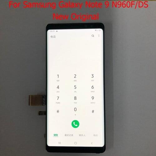 Original N960F/DS Screen For Samsung Galaxy Note 9 LCD With Frame Touch Screen Note9 SM-N960A N960F Display LCD Repair Parts