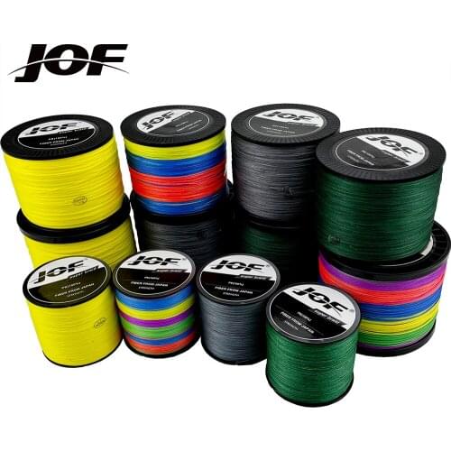 JOF 12 Braided Fishing Line 1000M/500M/300M Multifilament PE 12 Strands Fishing Cord 25LB-135LB Strong Japan Technology