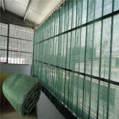 Colors Dark Green Movable Shading Net Home Balcony Window Mobile Pull Ring Curtains Outdoor Patio Succulent Plants Shade Sail