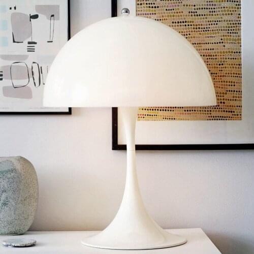 Nordic Mushroom Table Lamp Bedroom Bedside Lamp Home Living Room Decoration Table Lamp Office Study Desk Light Lighting Fixtures