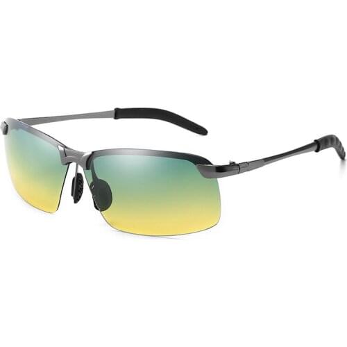 Photochromic Sunglasses Men Polarized Driving Chameleon Glasses Male Change Color SunGlasses Day Night Vision Driving Eyewear