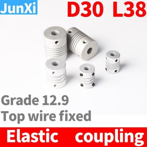 Shaft Coupler Flexible Coupling Aluminium For CNC Motor Stepper Motor 3D Printer Engraving Machine 30x38mm 8//9.525/10/12/14mm