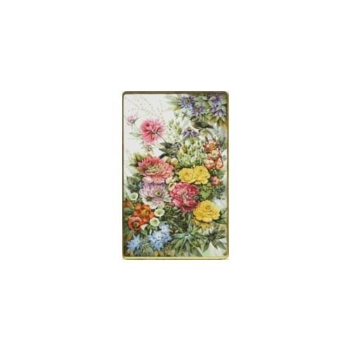 YIXIAO Counted Cross Stitch Kit Cross stitch RS cotton with cross stitch Haejbgqs Hae-ttfptp1923 among hundreds of flowers