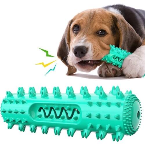 Dog Molar Toothbrush Toys Chew Cleaning Teeth Safe Elasticity Soft TPR Puppy Dental Care Extra-tough Pet Cleaning Toy Supplies