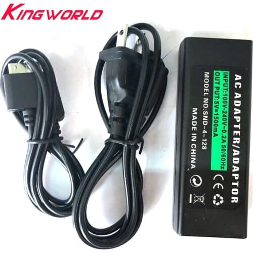10pcs Black Portable Wall Home Travel AC Charger Adapter for P-layStation Portable For P-SP Go Gamepad