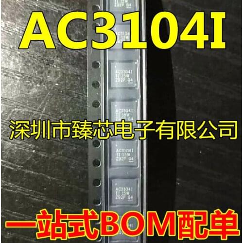 100% New&original In Stock |TLV320AIC3104IRHBR Marking:AC3104I QFN-32 IC