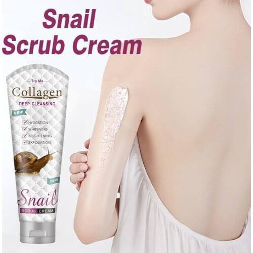 150ml Collagen Snail Scrub Skin Peeling Chicken Skin Dead Skin Scrub body scrub skin care body care beauty product