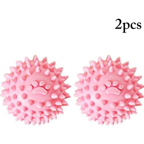 Kapmore 2Pcs/Set Dog Toy Balls Bite Resistant Rubber Pet Sound Toy Dog Chew Toy Dog Play Balls Pet Supplies Dog Favors