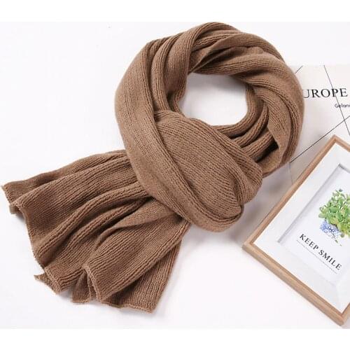 2020 New Fashion Winter Thick Warm Scarf Men Scarf Knitted Long Size Keep Warm Men Scarves