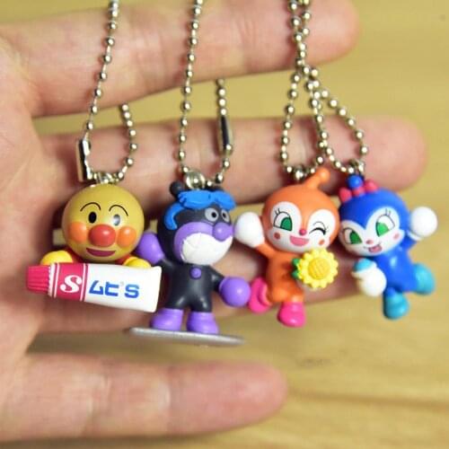 24PCS 3cm New genuine bulk bread doll bacteria Doll Red Dragonfly Mini Doll model hanging collection ornaments