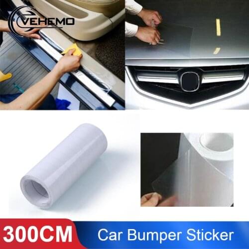 3 Meters Car Bumper Hood Paint Protect Sticker Decal Protective Film Vinyl Clear Transparent Car Styling Car Accessories Auto