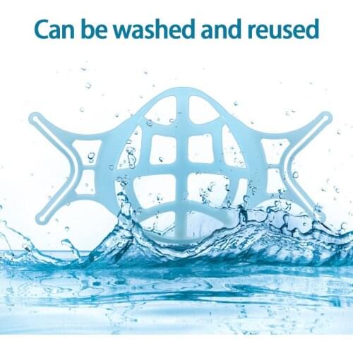 3D Mouth Mask Support Breathing Assist Help Mask Inner Cushion Bracket Food Grade Silicone Mask Holder Breathable Valve Supplies