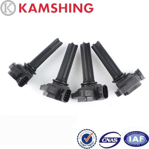 4PCS/Lot Car Parts Ignition Coil Replacement For 2003-2011 Saab 9-3 9-3X 2.0L OEM#12787707 H6T60271 UF526 UF-526