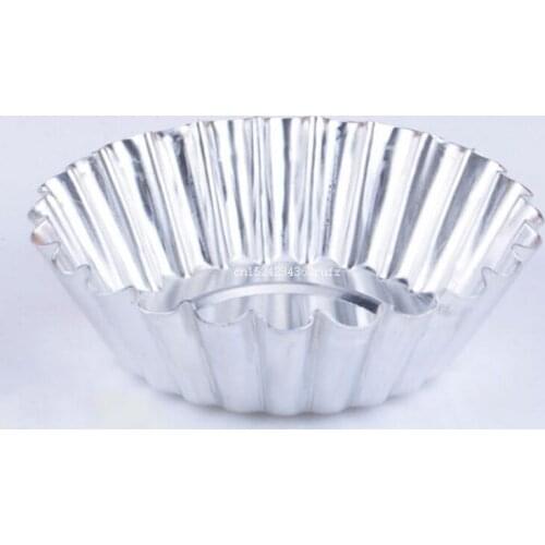 600pcs Aluminium Alloy Cake Tart Cupcake Egg Tart Molds Fruit Tart Mold Mould Baking Tool Wholesale