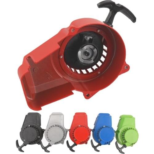 Aluminum Pull Starter For 2 Stroke 47cc 49cc Engine Mini Moto Dirt Bike Pocket Bike Gas Scooter ATV Quad Motorcycle