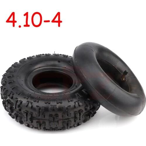 4.10/3.50-4 410/350-4 ATV Quad Go Kart 47cc 49cc Chunky 4.10-4 Tire inner tube Fit All Models 3.50-4 4" tire