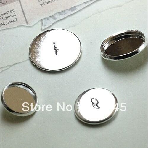 Free shipping Charm 12-18mm Silver plated buttons Round Blank Base Pendant Tray DIY Cameo Pendant Setting factory price