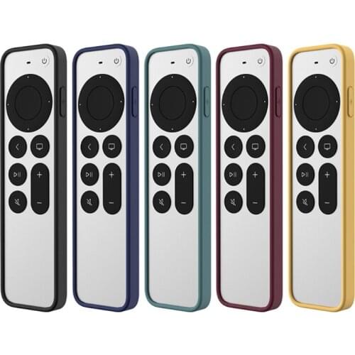 Remote Control Cover Case Silicone Silky-Soft Anti-Slip Shockproof Full Body Protective Case Compatible with TV 4K