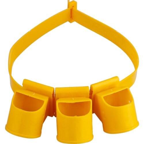 Plant Holder Plant Support Plant Windbreak Protection Yellow 1set 4 Cm Inner Diameter Windproof Fruit Tree Fixation Support Tool