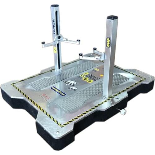 1:18 Simulation Alloy Car Model Repair Scene Car Model Lift Lifting Frame Repair Table Art Collection Play Car Accessories