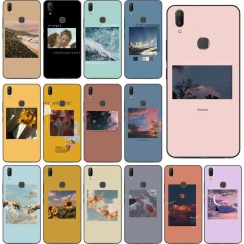 FHNBLJ Great Aesthetic art Phone Case for vivo Y91C Y11 17 19 53 81 31 91 for Oppo a9 2020