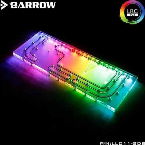 Barrow PC water cooling waterway plate channel integrated board for LianLi O11 LLO11-SDB case LRC2.0 cooler Building LLO11-SDB