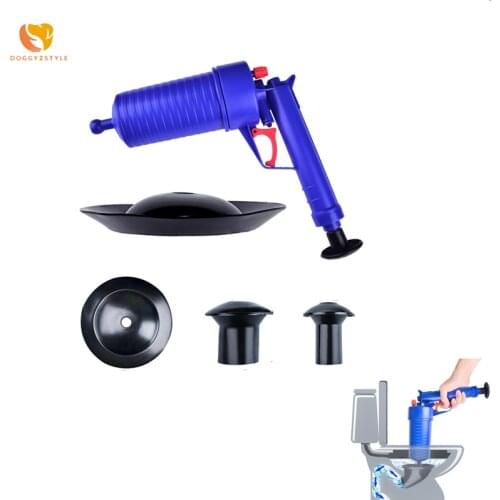 High Pressure Powerful Air Power Drain Blaster Gun Manual Sink Plunger Opener Drain Cleaner Pump for Bath Toilets
