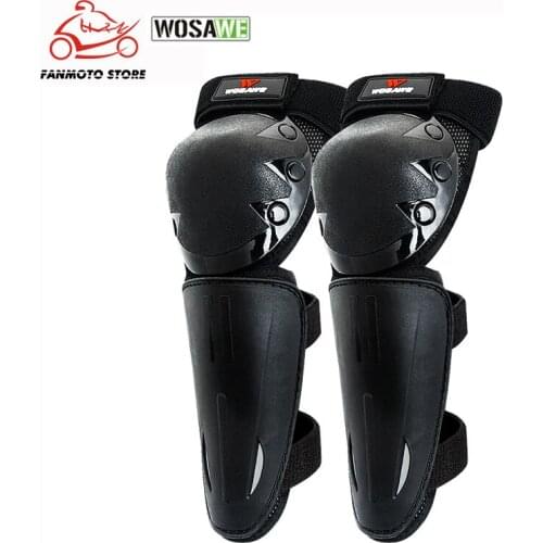 WOSAWE Motorcycle Knee Pads Kids Children Motocross Knee Protector Guard MTB Ski Protective Gear Kneepad Moto Knee Brace Support