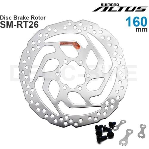 SHIMANO ALTUS M2000 SM-RT26- 6-Bolt - Disc Brake Rotor - 180/160 mm Original parts