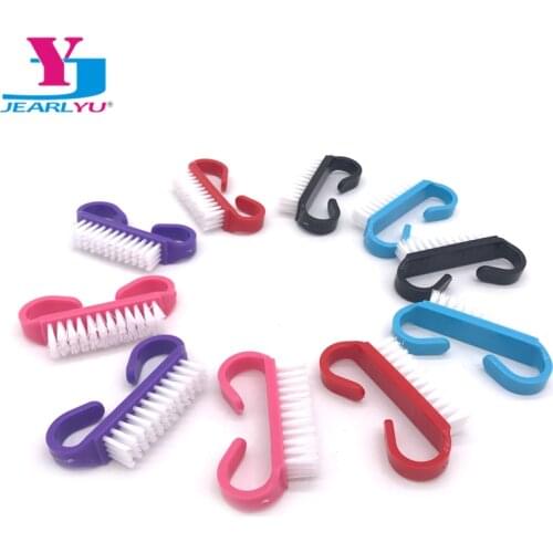 100pc Nail Brush Tools File Nail Art Manicure Pedicure Soft Remove Dust Plastic Small Angle Clean Dust Cleaning Brushes Makeup