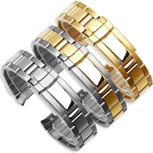 Stainless Steel Replacement Wrist Watch Band Strap Bracelet Jubilee with Oyster Clasp For Rolex Cosmograph Daytona Series Watch