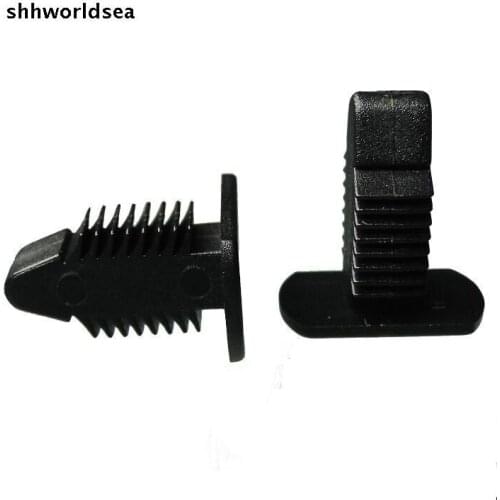Shhworldsea Free Shipping 100pcs Nylon Black Body Retainer Fastener Clip For Mini