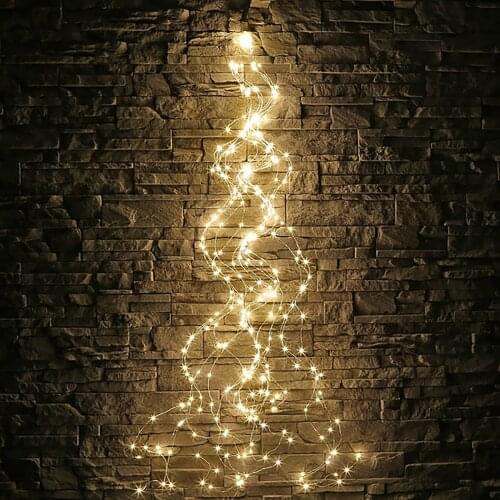 Fairy Solar String Light Led Starry Lights Tree Rattan Lamp String Light String Copper Wire Lights Outdoor Festival Decor