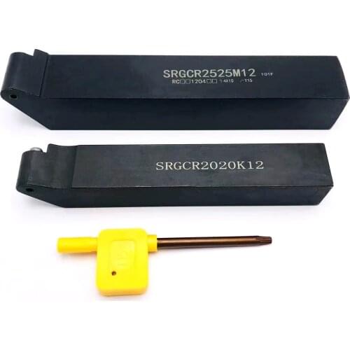 SRGCR2020K12 SRGCR2525M12 SRGCR2525M12 SRGCL2525M12 Lathe boring bar tool holder 20mm 25mm for RPMT1204 insert SRGCR SRGCL